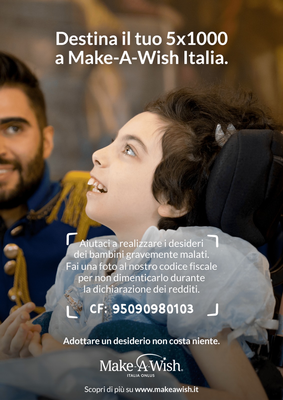 GRAZIE A MAKE-A-WISH I SOGNI DI BAMBINI AFFETTI DA GRAVI PATOLOGIE DIVENTANO REALTÀ